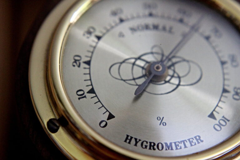 Humidor Hygrometer mit Befeuchter für Gentleman